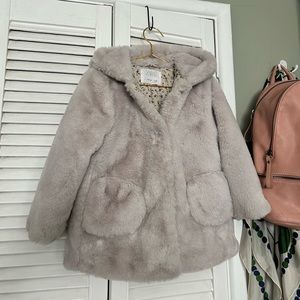 Zara fur coat